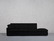4-Seat Modular Lounger Sofa (Thin Arm) - 7th Avenue
