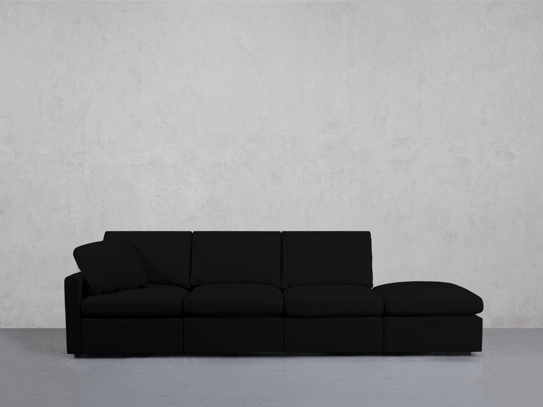 4-Seat Modular Lounger Sofa (Thin Arm) - 7th Avenue