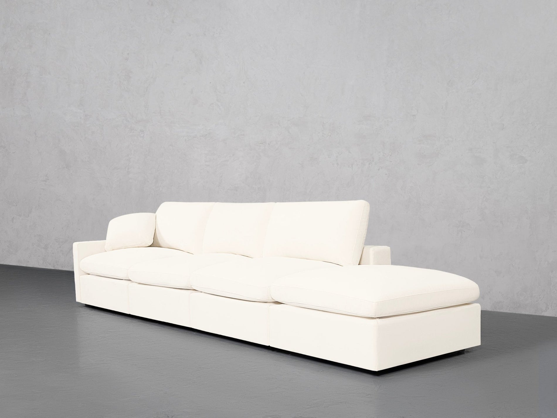 4-Seat Modular Lounger Sofa (Thin Arm) - 7th Avenue