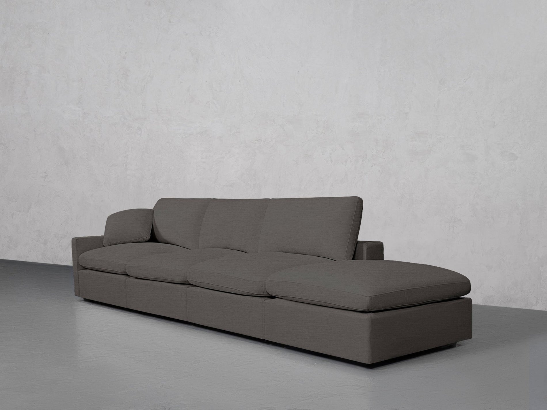 4-Seat Modular Lounger Sofa (Thin Arm) - 7th Avenue