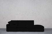 4-Seat Modular Lounger Sofa (Thin Arm) - 7th Avenue