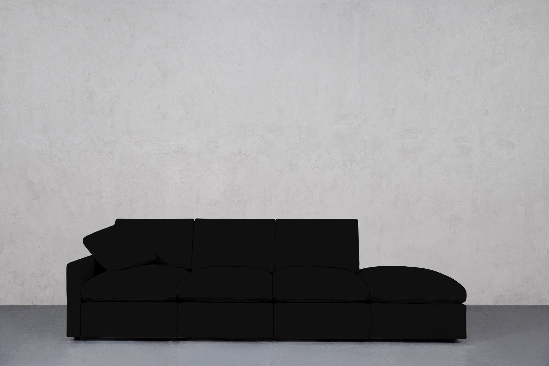 4-Seat Modular Lounger Sofa (Thin Arm) - 7th Avenue