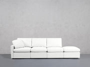 4-Seat Modular Lounger Sofa (Thin Arm) - 7th Avenue