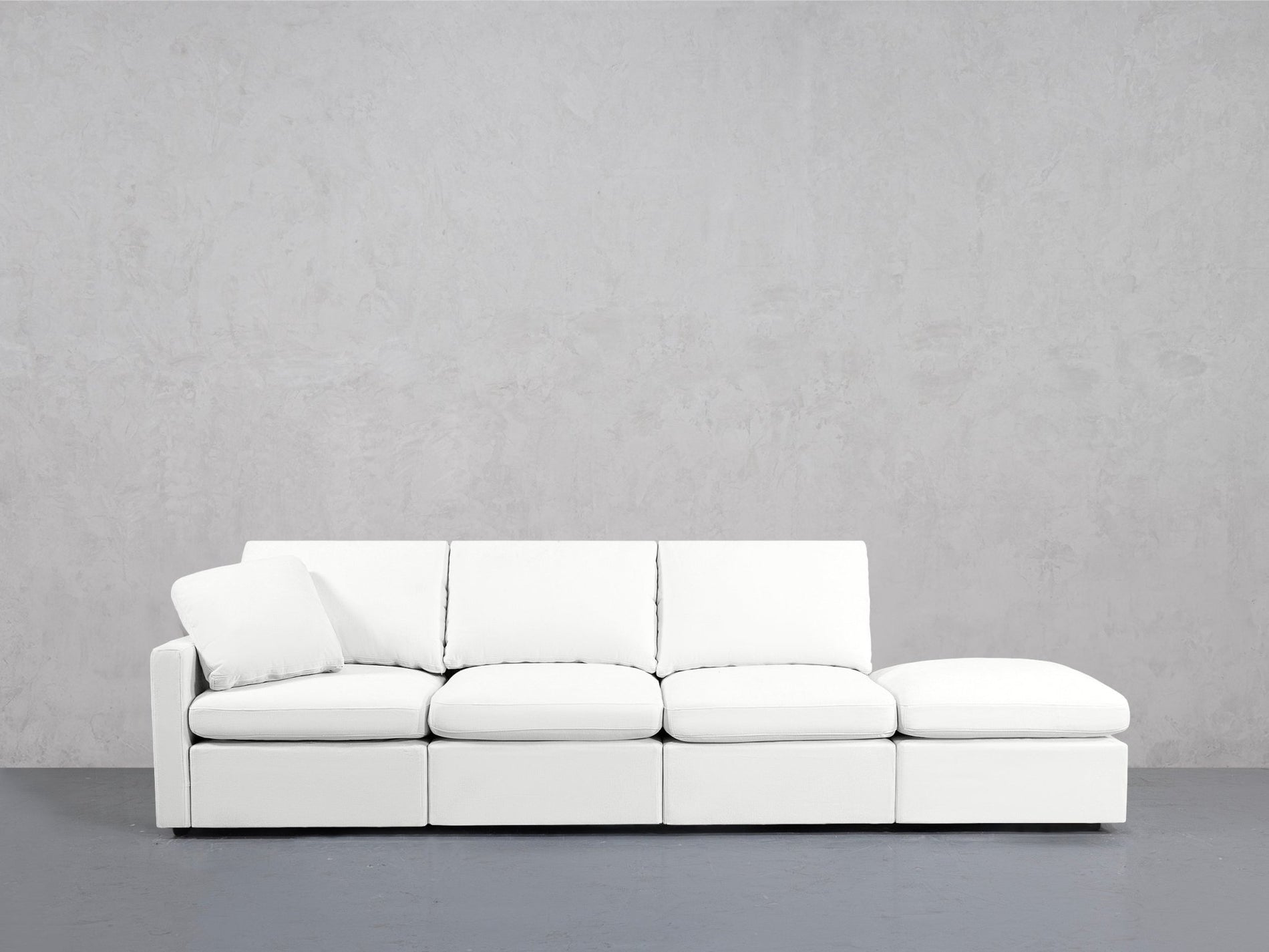 4-Seat Modular Lounger Sofa (Thin Arm) - 7th Avenue