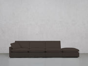 4-Seat Modular Lounger Sofa (Thin Arm) - 7th Avenue