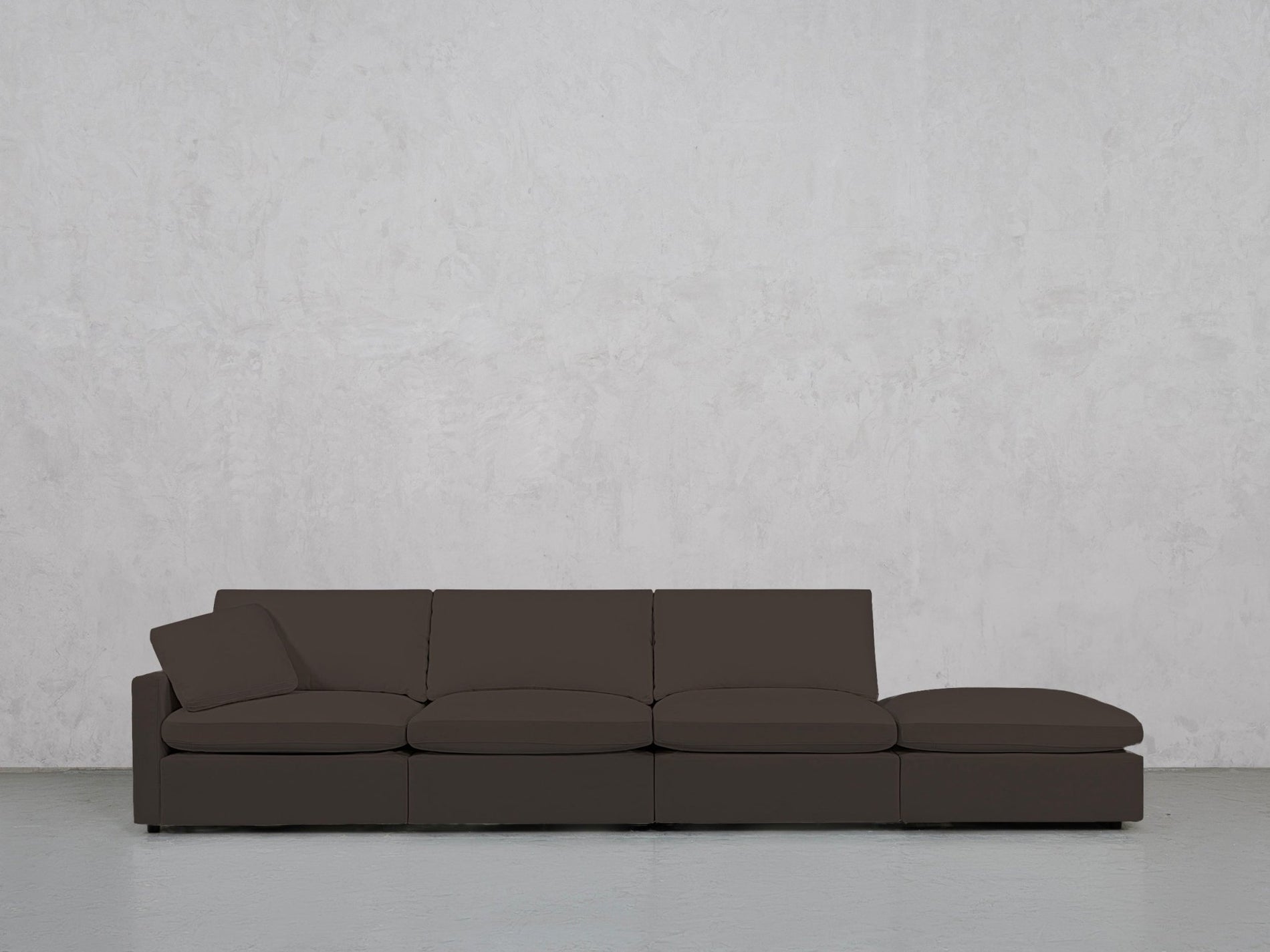 4-Seat Modular Lounger Sofa (Thin Arm) - 7th Avenue