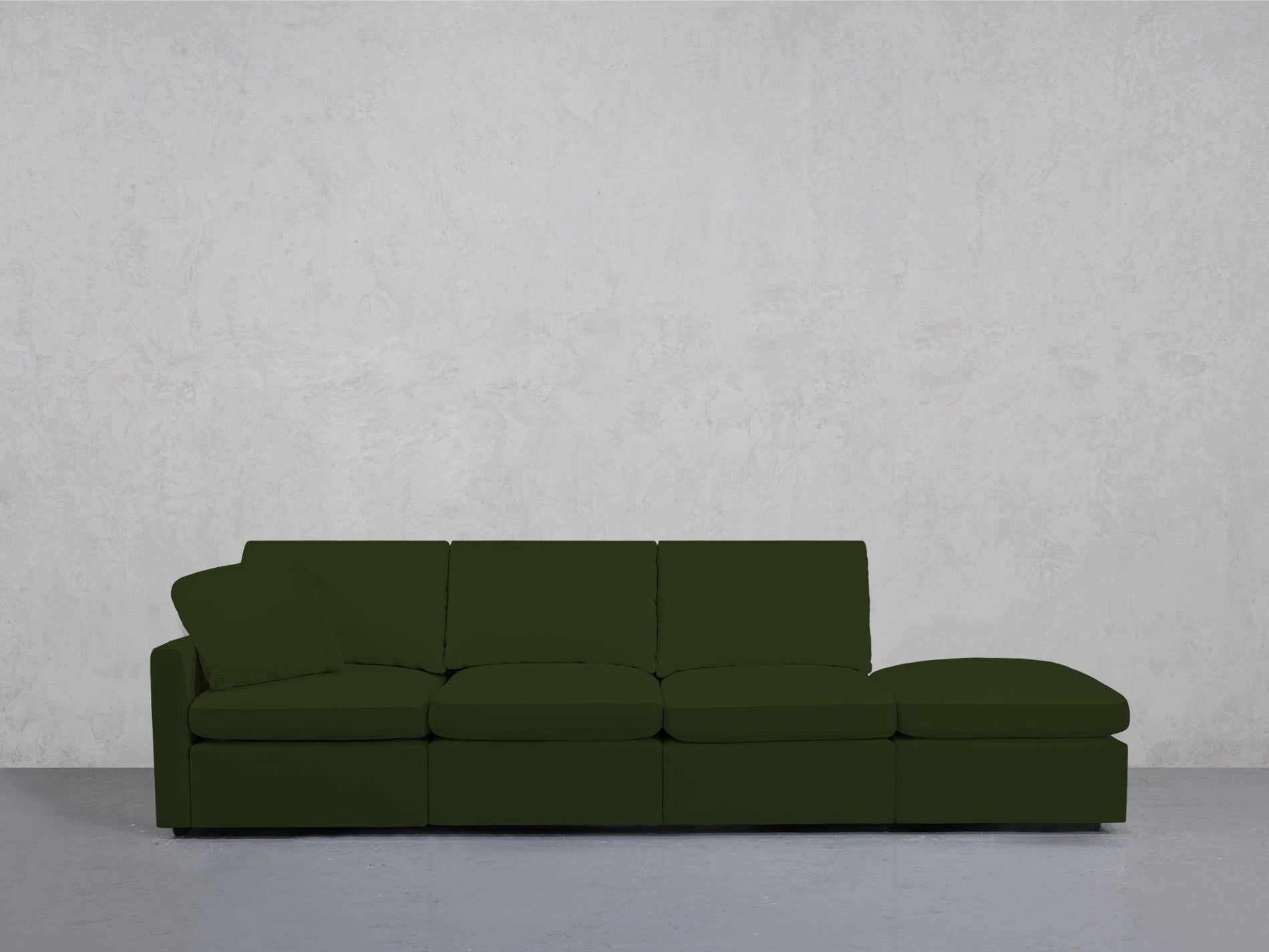 4-Seat Modular Lounger Sofa (Thin Arm) - 7th Avenue