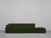 4-Seat Modular Lounger Sofa (Thin Arm) - 7th Avenue