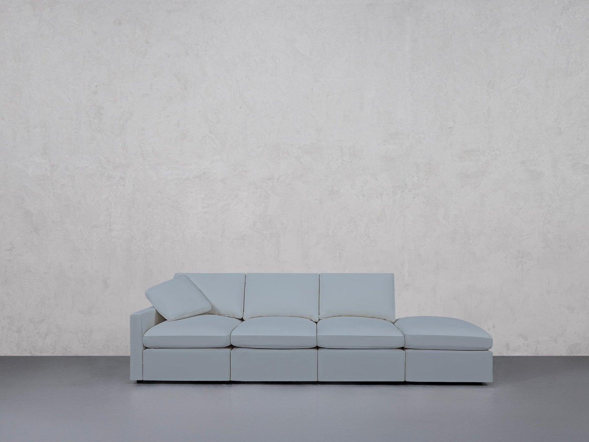 4-Seat Modular Lounger Sofa (Thin Arm) - 7th Avenue