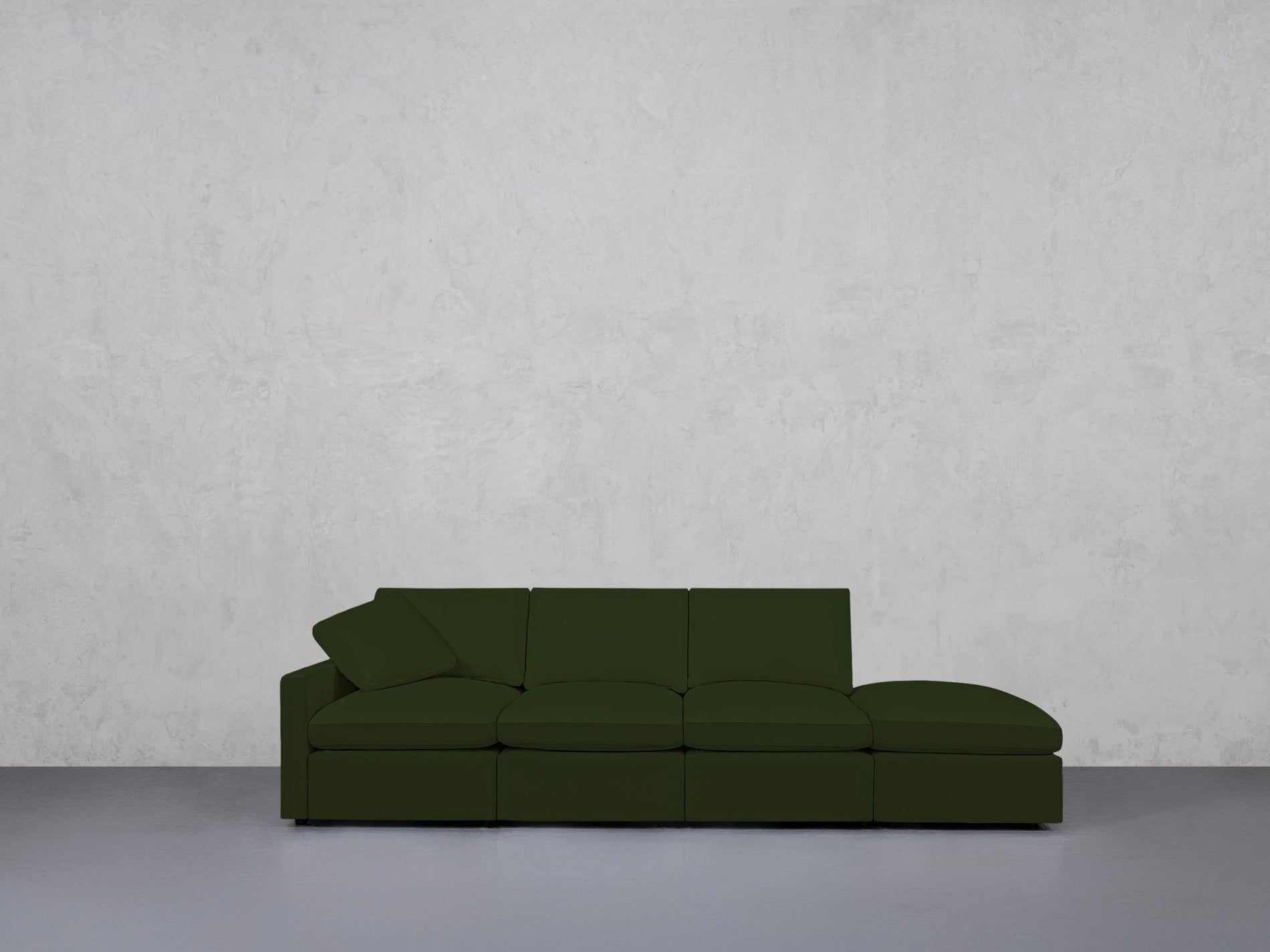 4-Seat Modular Lounger Sofa (Thin Arm) - 7th Avenue