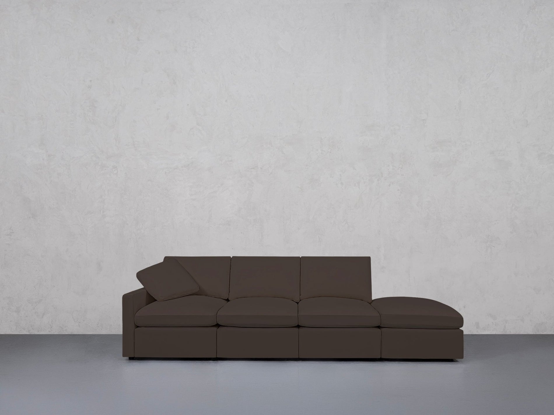 4-Seat Modular Lounger Sofa (Thin Arm) - 7th Avenue