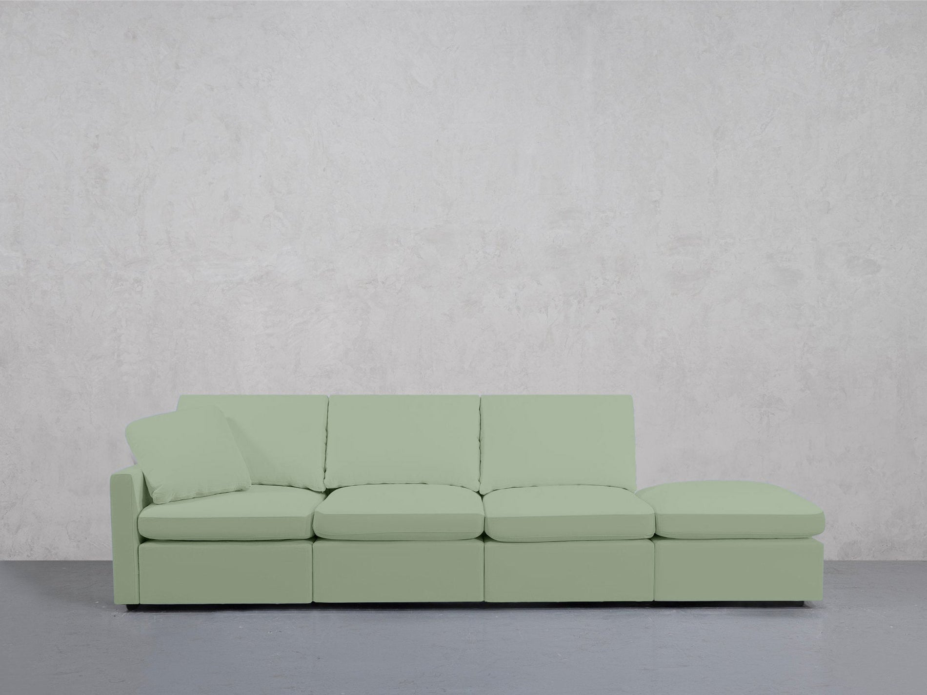 4-Seat Modular Lounger Sofa (Thin Arm) - 7th Avenue