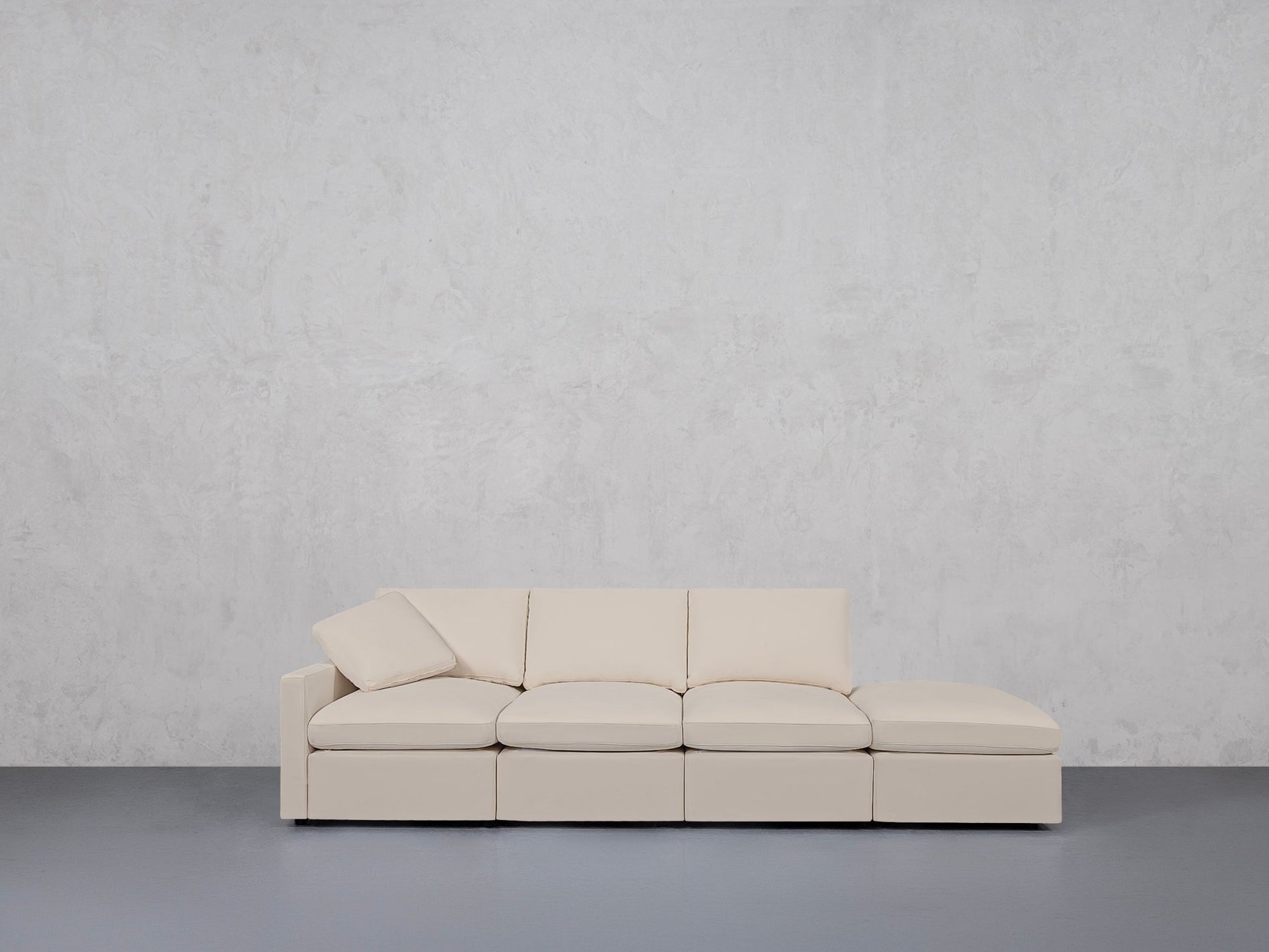 4-Seat Modular Lounger Sofa (Thin Arm) - 7th Avenue
