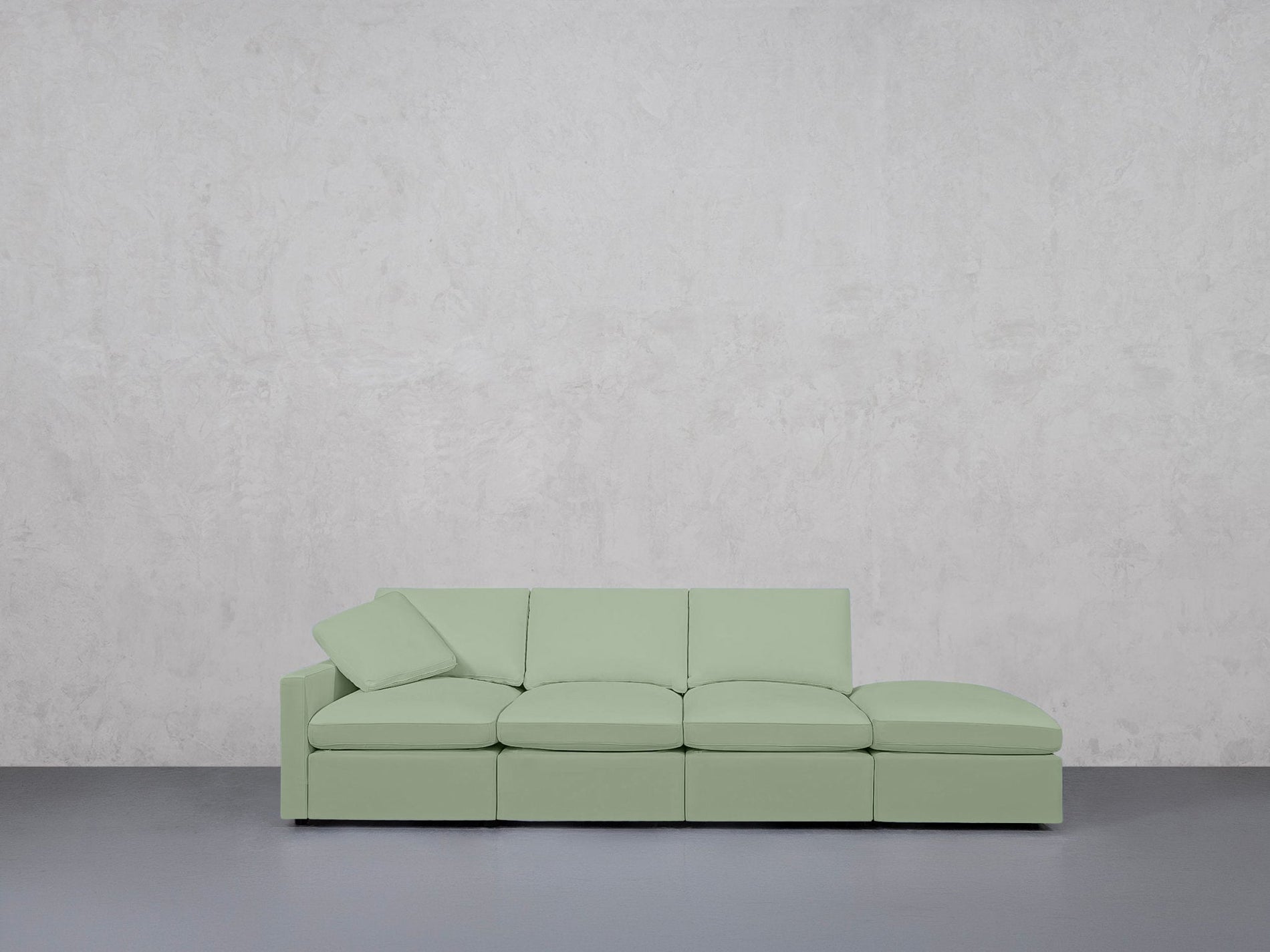 4-Seat Modular Lounger Sofa (Thin Arm) - 7th Avenue
