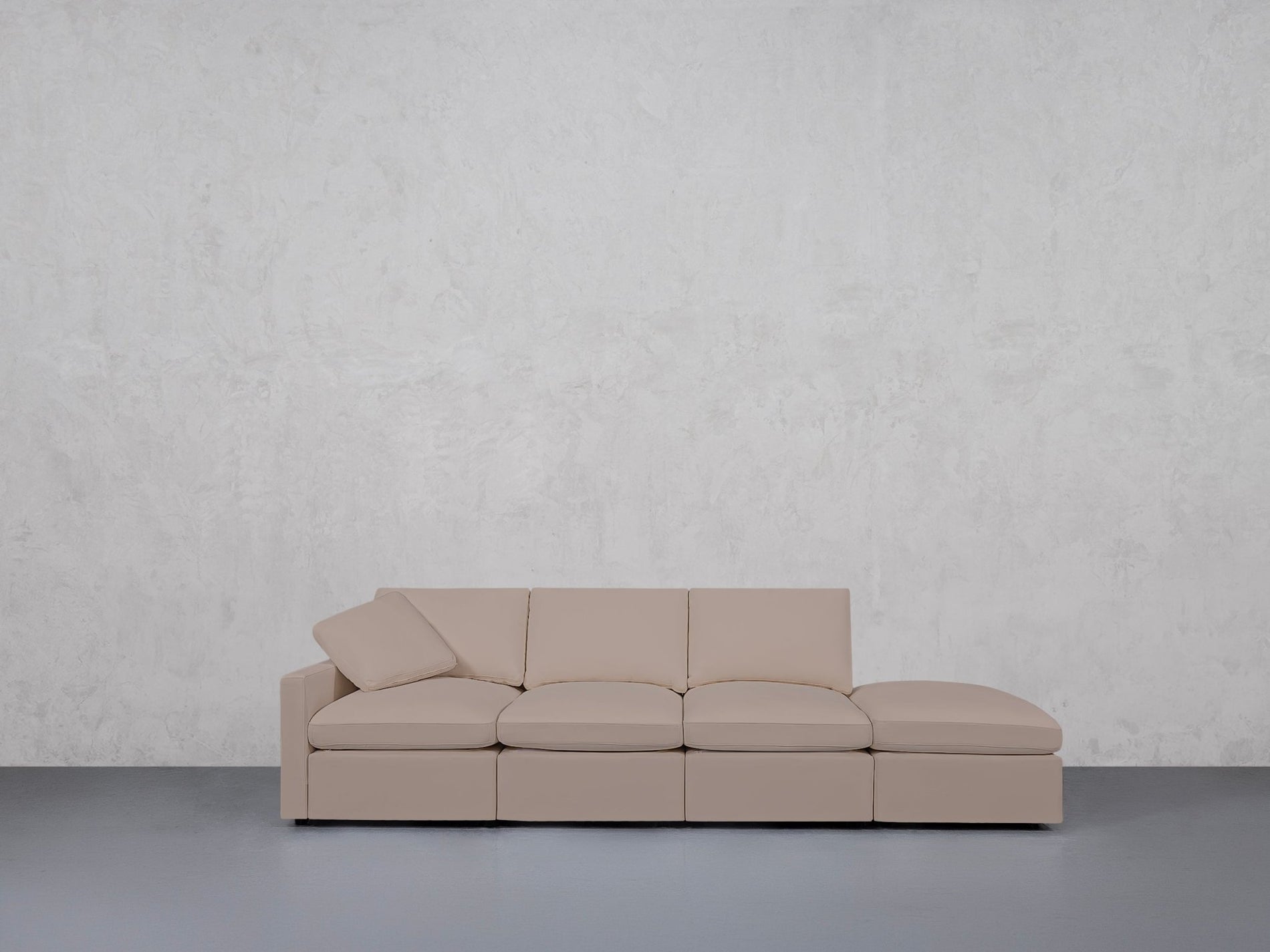 4-Seat Modular Lounger Sofa (Thin Arm) - 7th Avenue