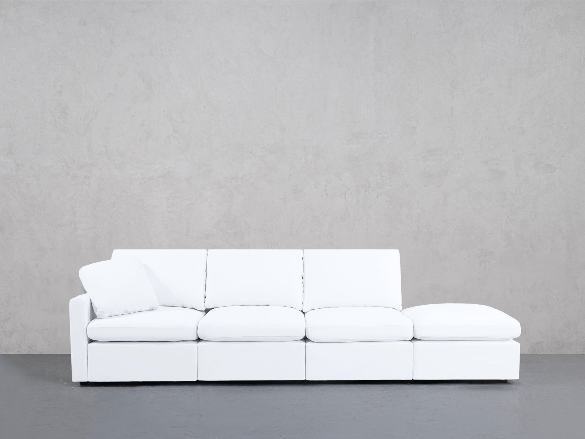 4-Seat Modular Lounger Sofa (Thin Arm) - 7th Avenue