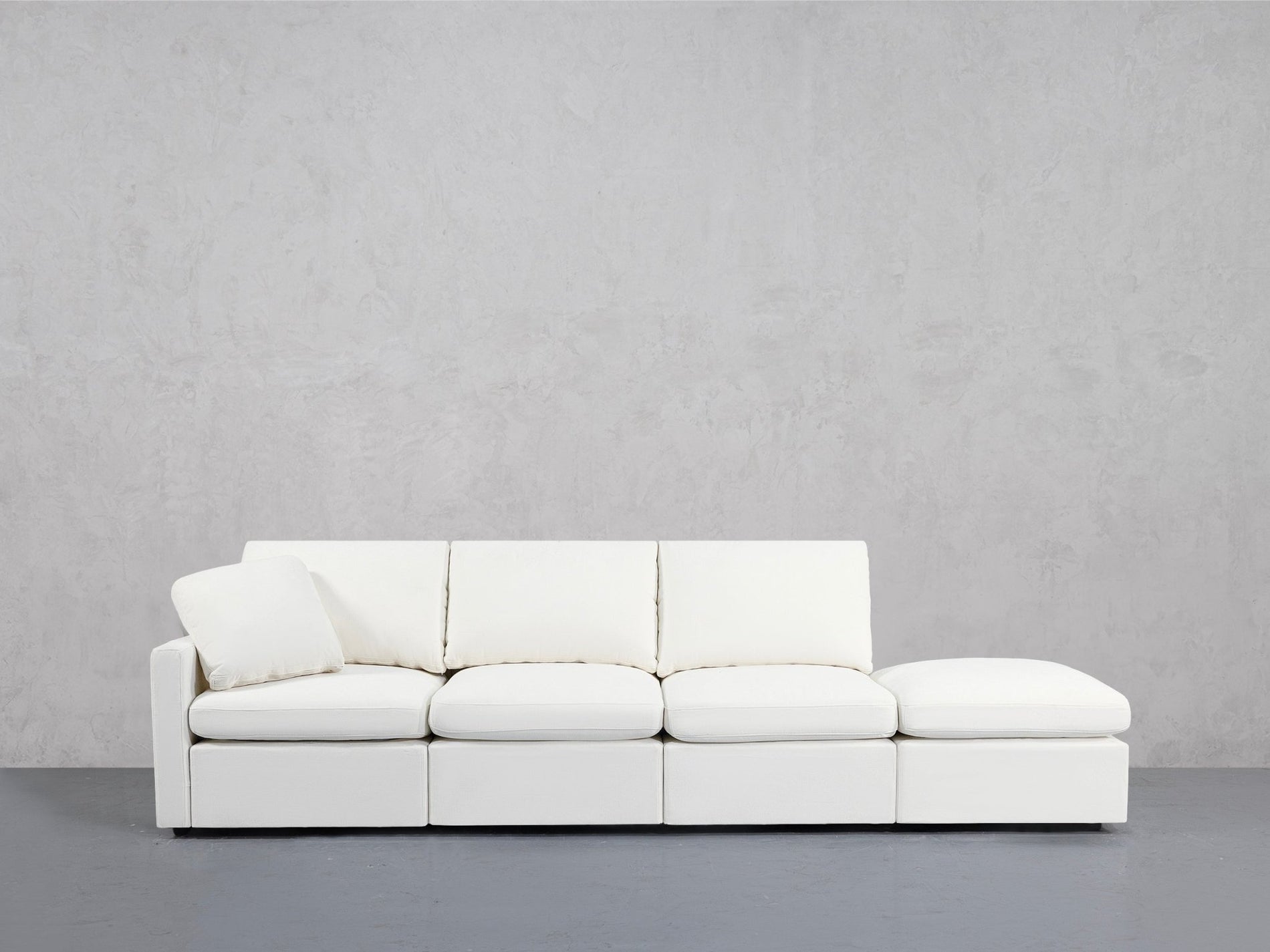 4-Seat Modular Lounger Sofa (Thin Arm) - 7th Avenue