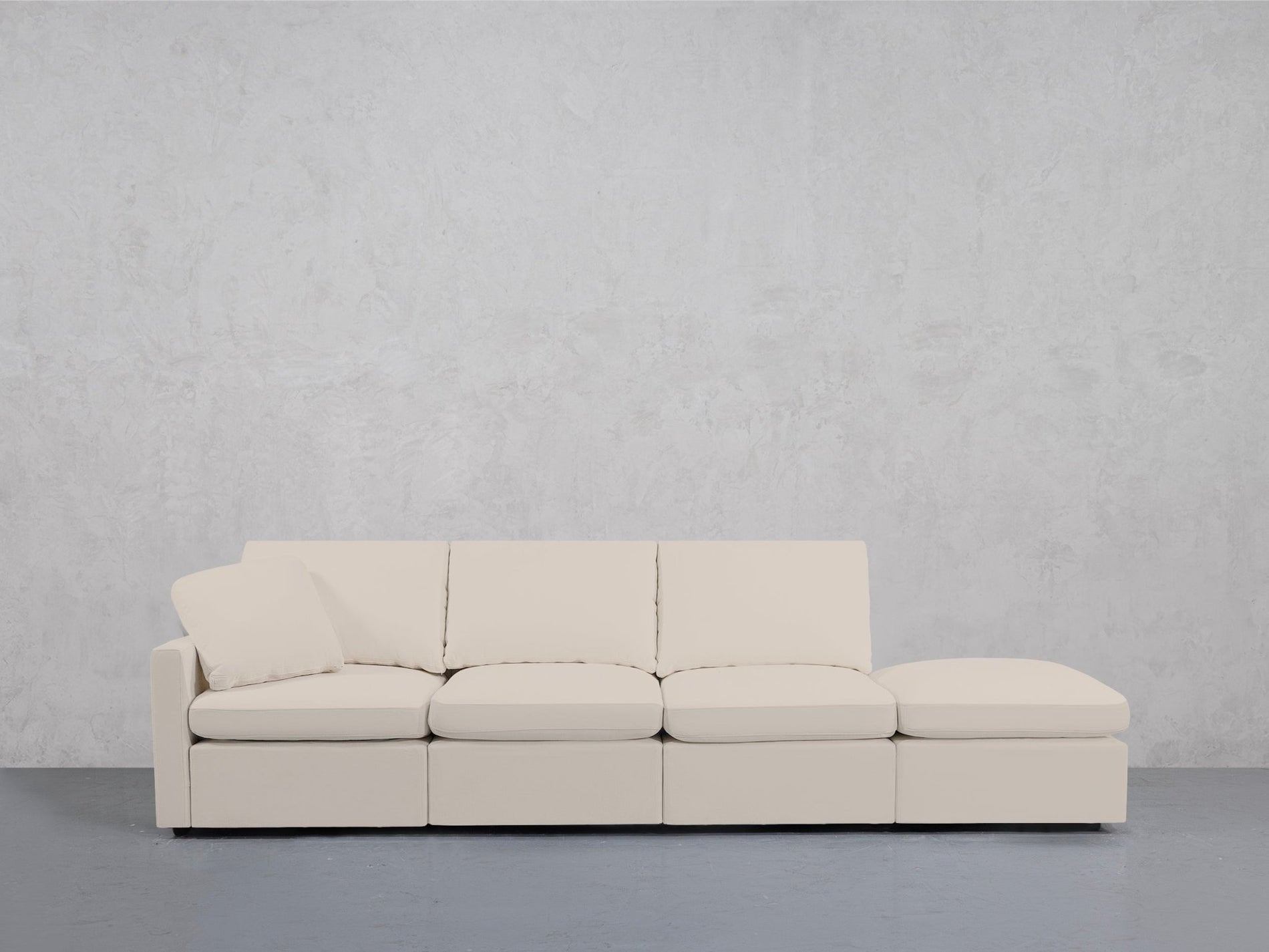 4-Seat Modular Lounger Sofa (Thin Arm) - 7th Avenue