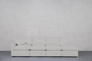 4-Seat Modular Lounger Sofa (Thin Arm) - 7th Avenue