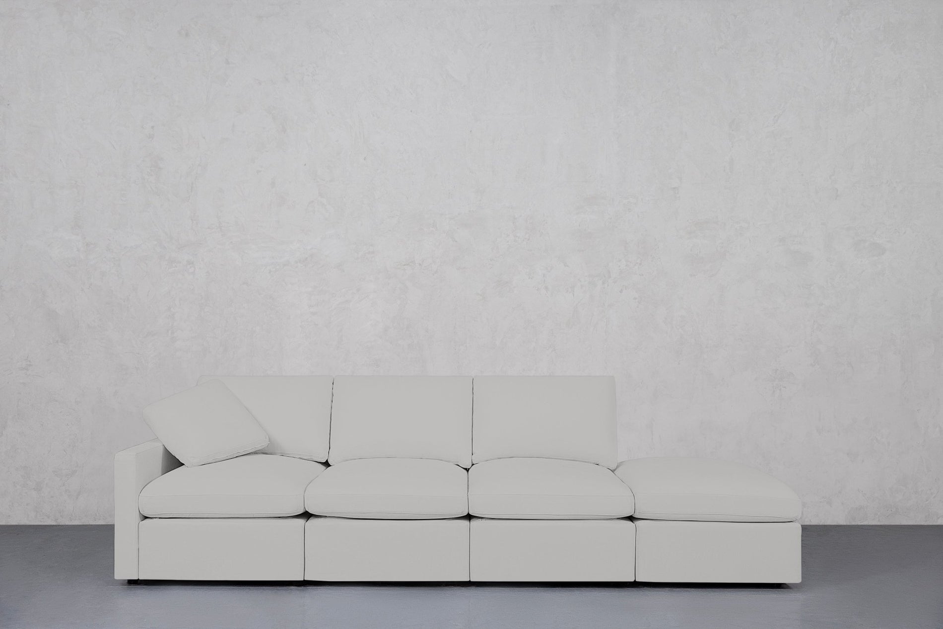4-Seat Modular Lounger Sofa (Thin Arm) - 7th Avenue