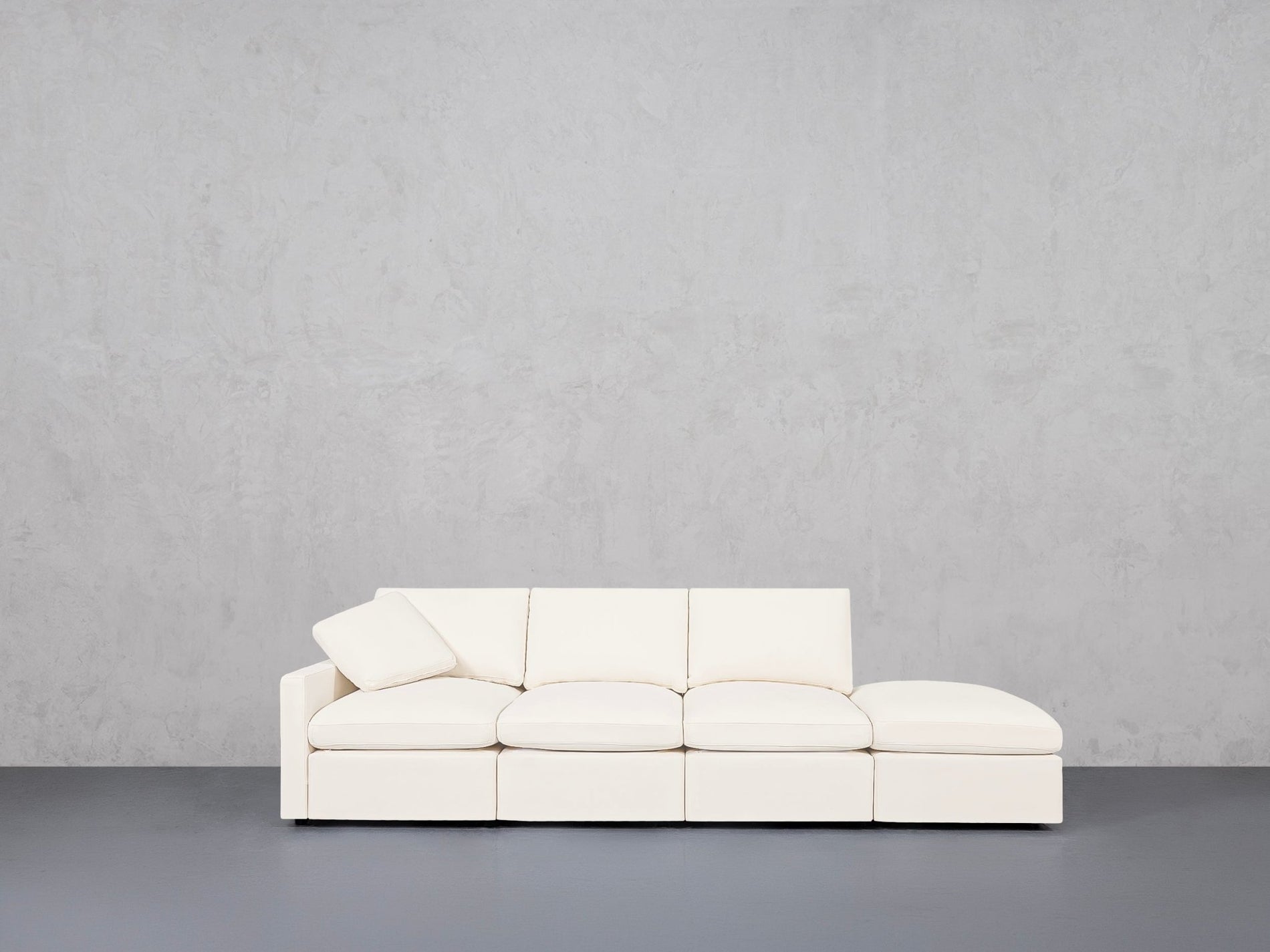 4-Seat Modular Lounger Sofa (Thin Arm) - 7th Avenue