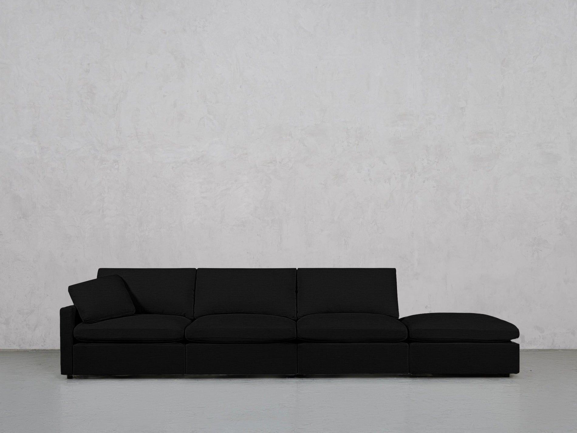 4-Seat Modular Lounger Sofa (Thin Arm) - 7th Avenue