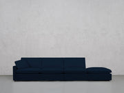 4-Seat Modular Lounger Sofa (Thin Arm) - 7th Avenue