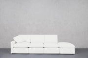 4-Seat Modular Lounger Sofa (Thin Arm) - 7th Avenue