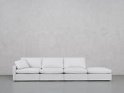 4-Seat Modular Lounger Sofa (Thin Arm) - 7th Avenue