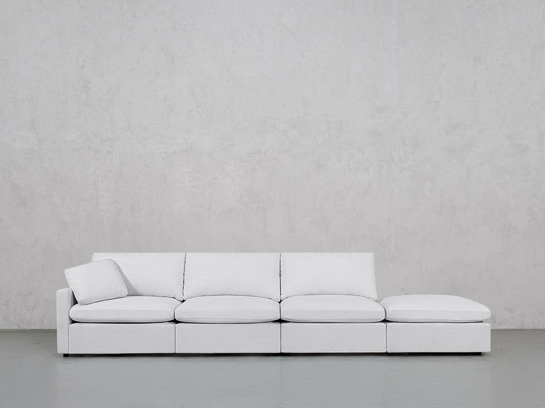 4-Seat Modular Lounger Sofa (Thin Arm) - 7th Avenue