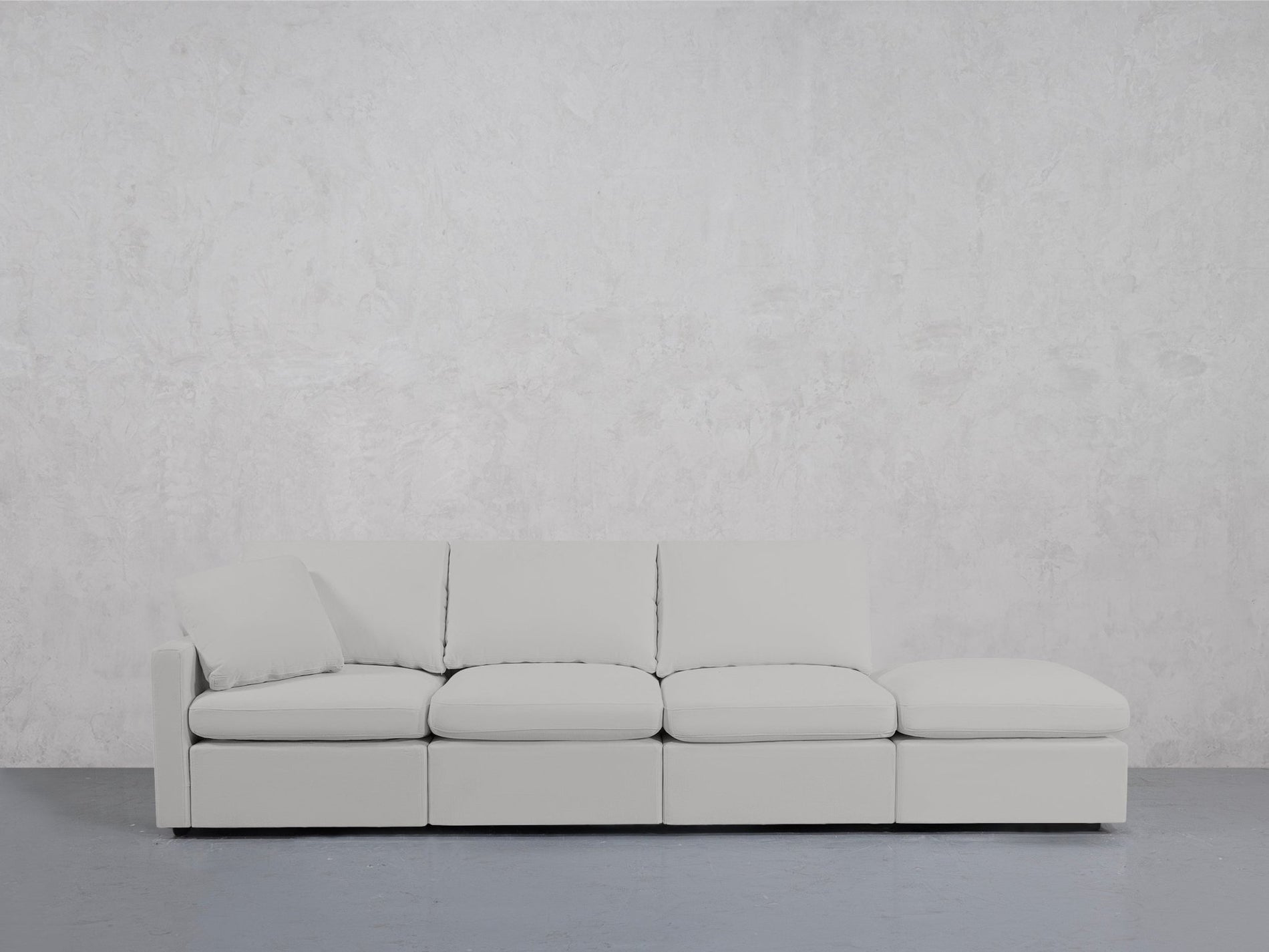 4-Seat Modular Lounger Sofa (Thin Arm) - 7th Avenue