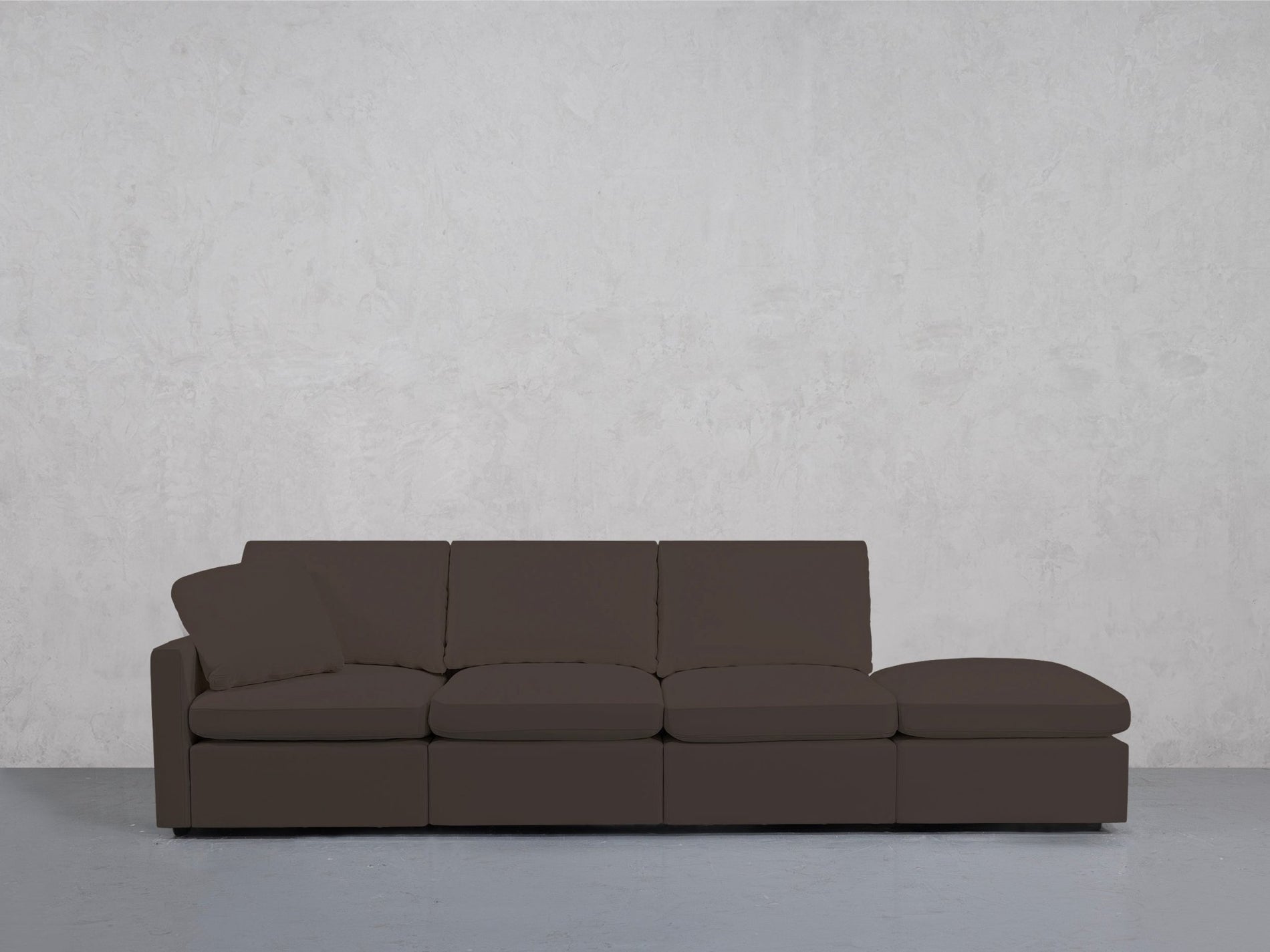 4-Seat Modular Lounger Sofa (Thin Arm) - 7th Avenue