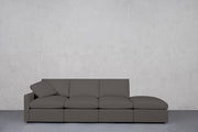 4-Seat Modular Lounger Sofa (Thin Arm) - 7th Avenue