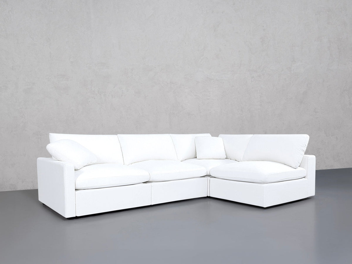 4-Seat Modular Open Corner Right Sectional (Thin Arm) - 7th Avenue
