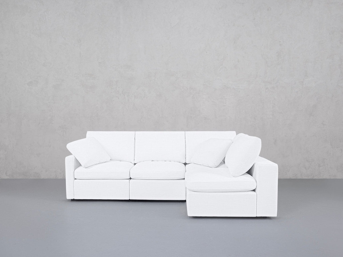 4-Seat Modular Open Corner Right Sectional (Thin Arm) - 7th Avenue