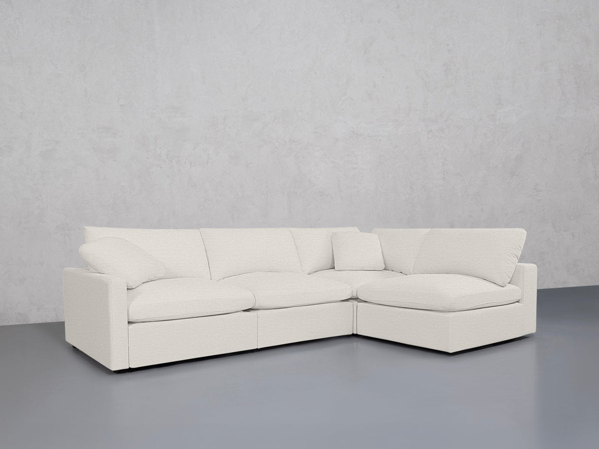 4-Seat Modular Open Corner Right Sectional (Thin Arm) - 7th Avenue