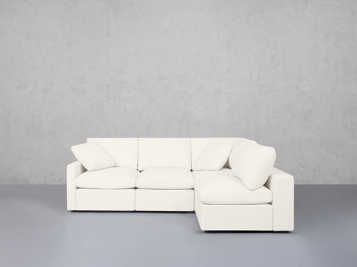 4-Seat Modular Open Corner Right Sectional (Thin Arm) - 7th Avenue