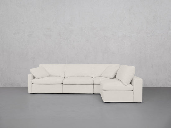 4-Seat Modular Open Corner Right Sectional (Thin Arm) - 7th Avenue
