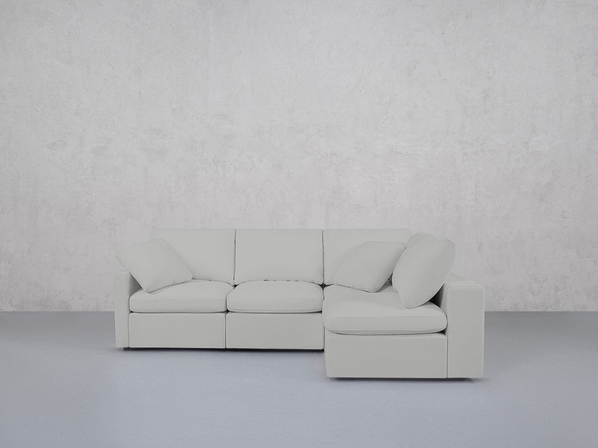 4-Seat Modular Open Corner Right Sectional (Thin Arm) - 7th Avenue