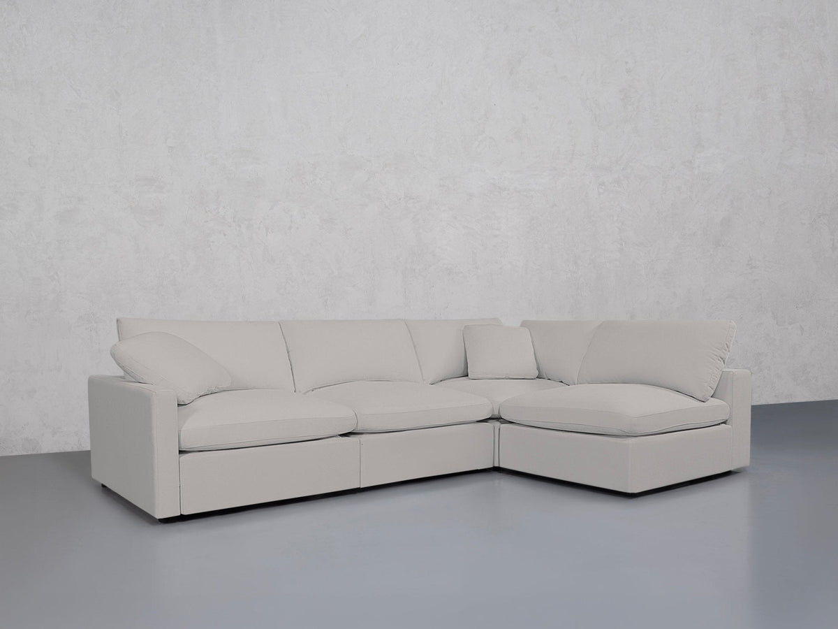4-Seat Modular Open Corner Right Sectional (Thin Arm) - 7th Avenue