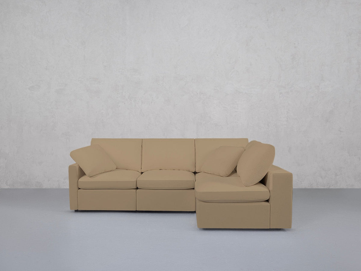 4-Seat Modular Open Corner Right Sectional (Thin Arm) - 7th Avenue