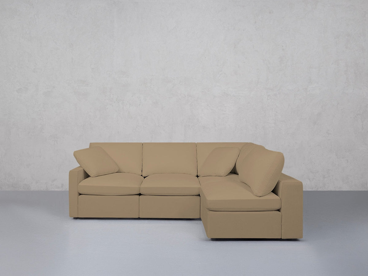 4-Seat Modular Open Corner Right Sectional (Thin Arm) - 7th Avenue