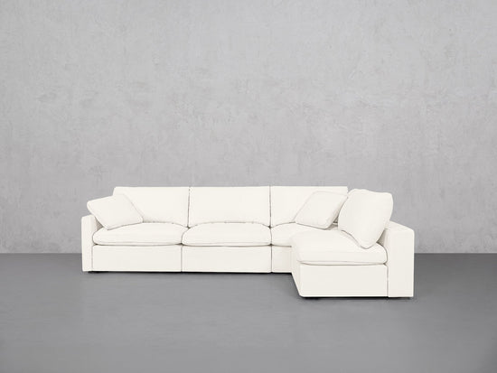 4-Seat Modular Open Corner Right Sectional (Thin Arm) - 7th Avenue