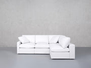 4-Seat Modular Open Corner Right Sectional (Thin Arm) - 7th Avenue