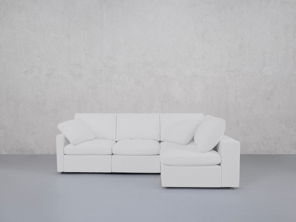 4-Seat Modular Open Corner Right Sectional (Thin Arm) - 7th Avenue
