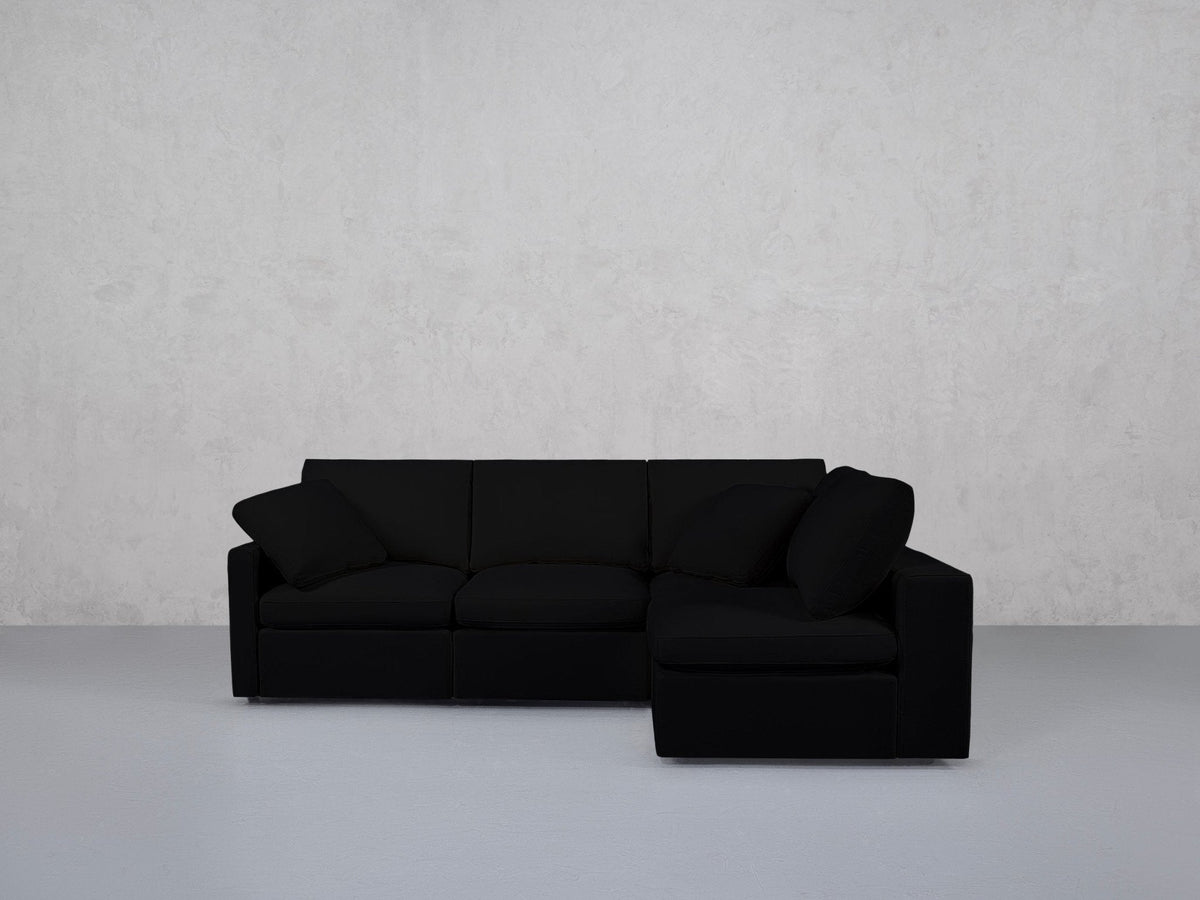 4-Seat Modular Open Corner Right Sectional (Thin Arm) - 7th Avenue