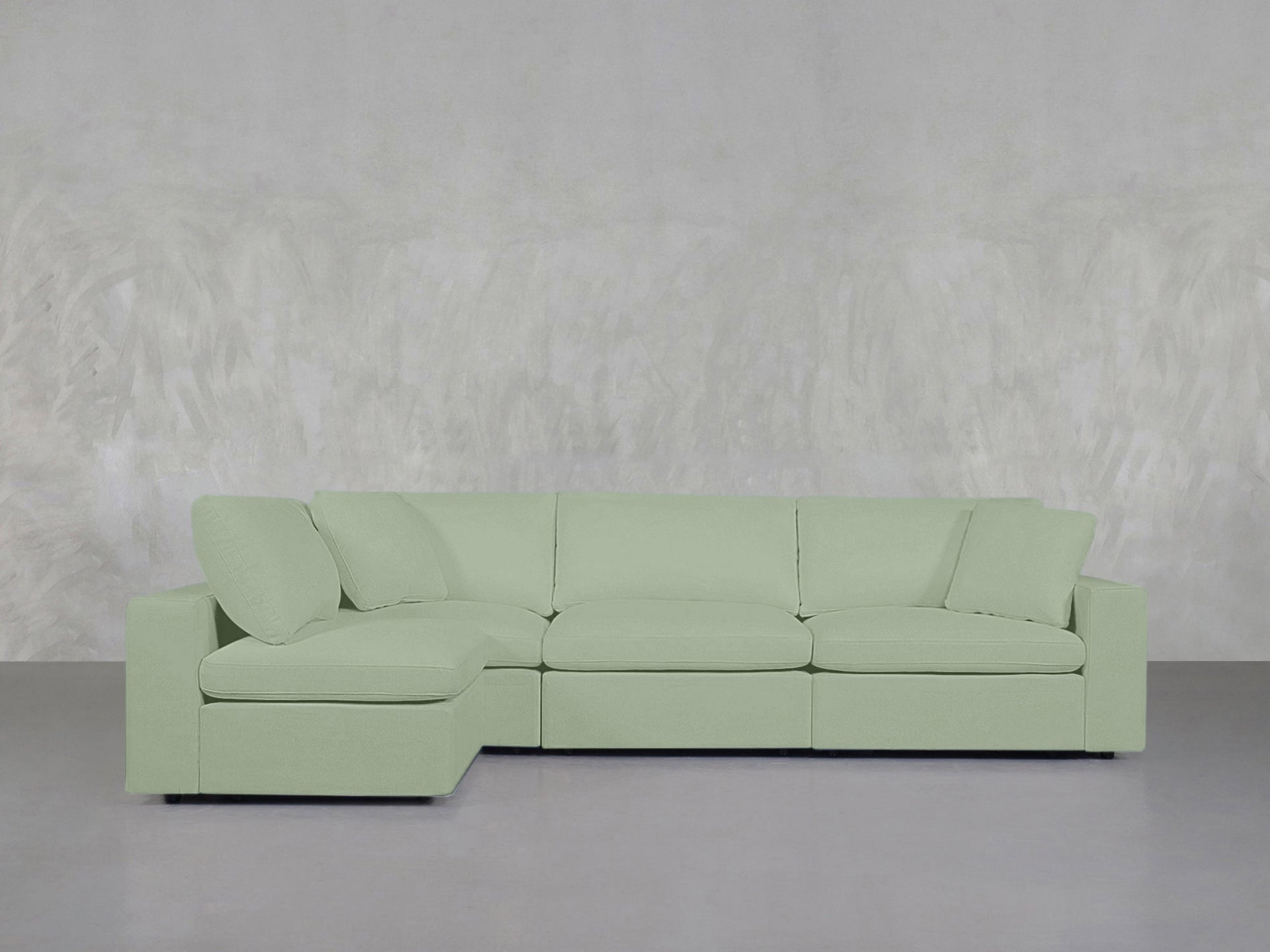 4-Seat Modular Open Corner Sectional - 7th Avenue