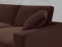 Chocolate Brown - Arm (Velvet) - Back Cushions - 7th Avenue