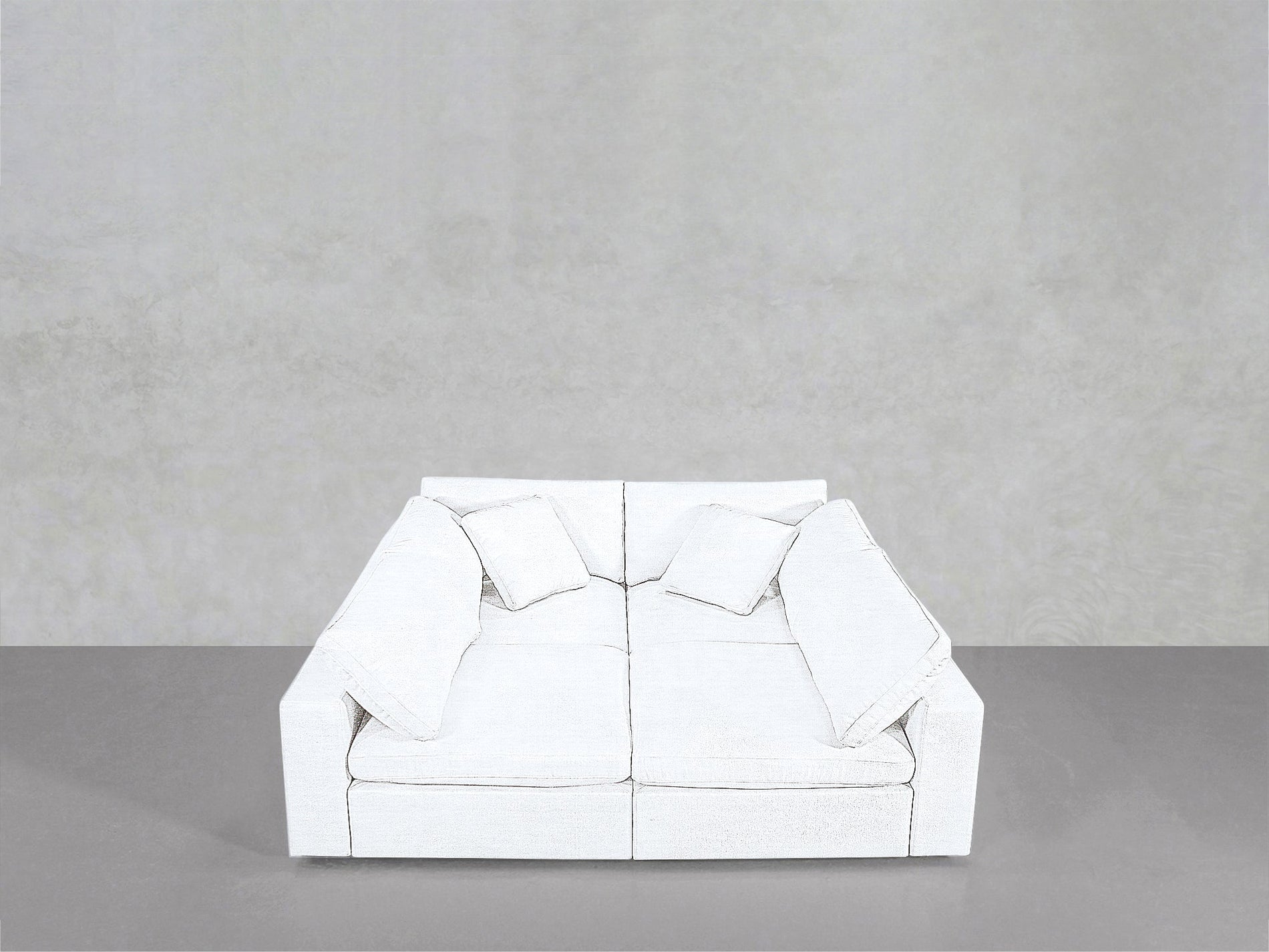 4 - Seat Modular Open Corner Sectional - 7th Avenue