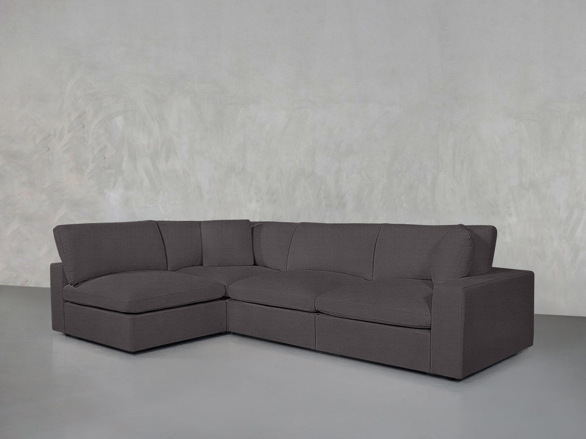 4-Seat Modular Open Corner Sectional - 7th Avenue